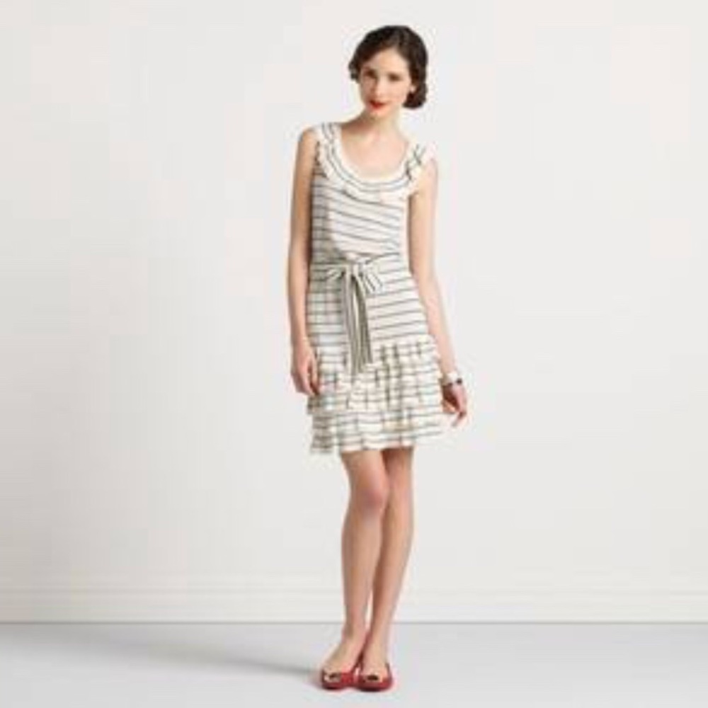 Kate Spade - Chelsey Striped Silk Sweater Dress